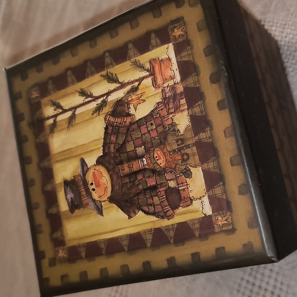 Snowman Decorative Box - Picture 5 of 12